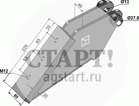 Держатель лапы