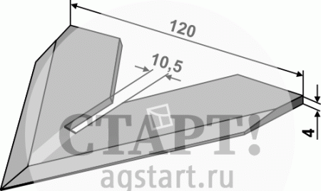 Лапа 120мм